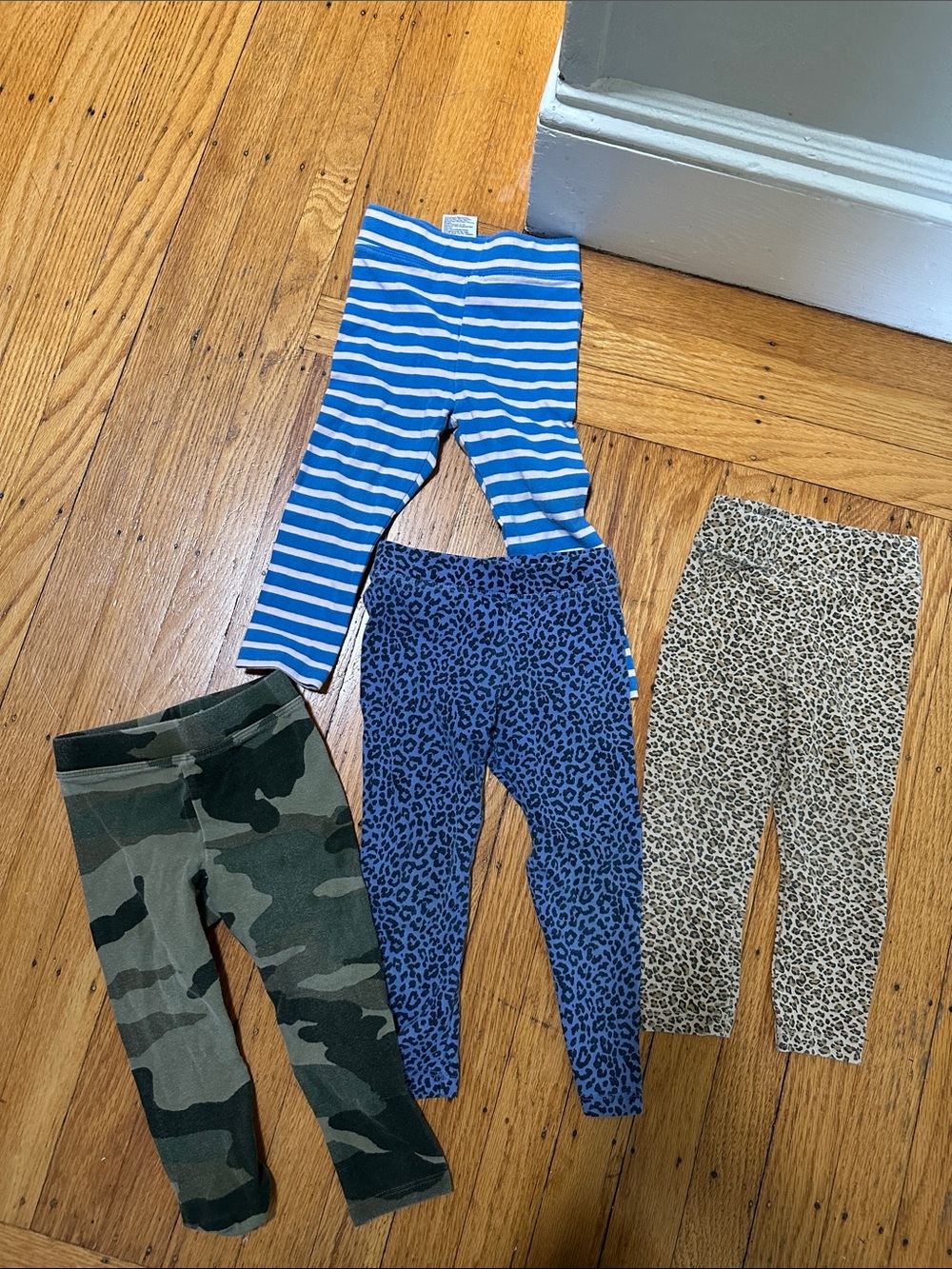Lot of Crewcuts size 2 leggings - four pairs